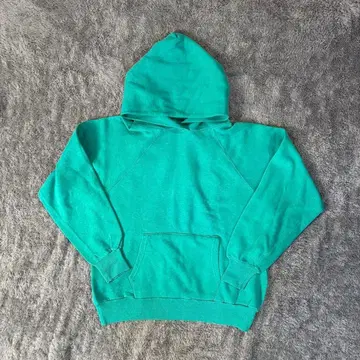 [ 70s~80s ] USA제 vintage 후디 후드티 그린