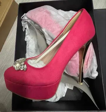 rady 비쥬 새틴 펌프스 캬바힐 L