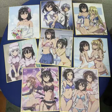 스트라이크 더 블러드 FINAL 트레이딩 미니 색지 8장 세트