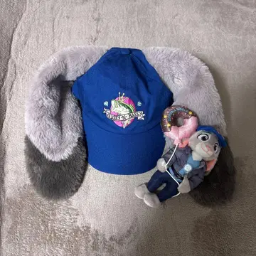 주토피아 주디 팬캡 인형 배지