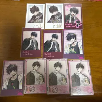 니지산지 사에키 잇테츠 폴라로이드풍 카드 세트