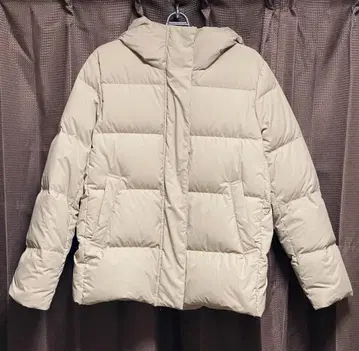 무인양품 후디드 퀼팅 다운 자켓