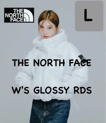 THE NORTH FACE 여성용 Glossy RDS L 사이즈 화이트
