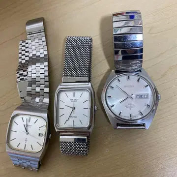 세이코 시계 세트 3점 묶음 판매.