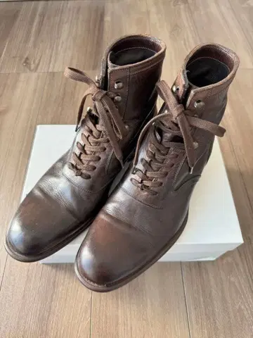 n.d.c 레이스업 부츠 브라운