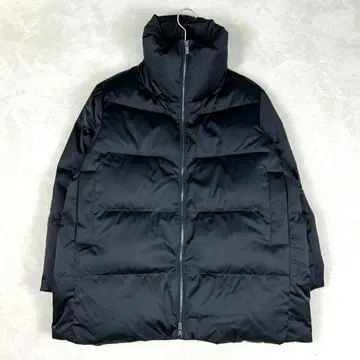 새상품급 UNIQLO +J 다운 볼륨 자켓 블랙 빅 사이즈 XL