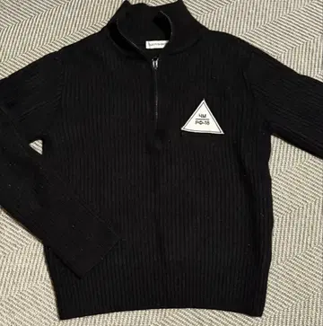 블랙 리브 짜임 집업 스웨터 gosha rubchinskiy