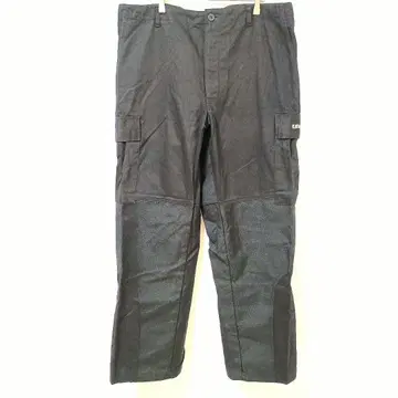 언더스탠딩 블랙 카고 팬츠 4 포켓 내구성 빅 사이즈