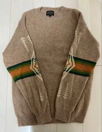 Pendleton 펜들턴 백 디자인 크루넥 니트