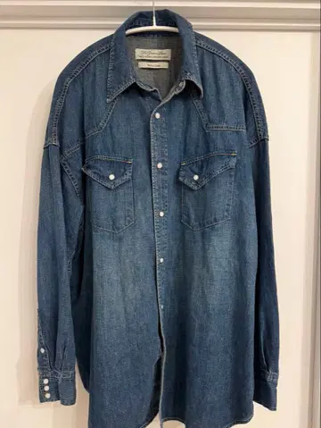 레미 리프 데님 셔츠