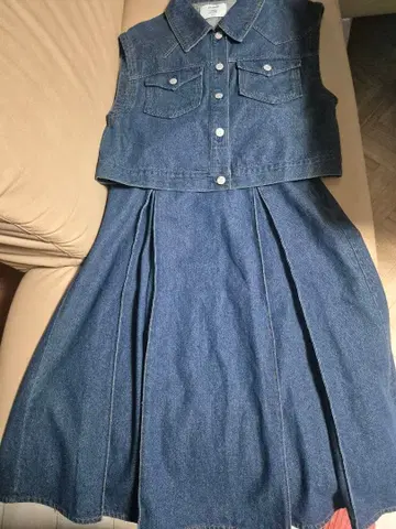 jouetie 데님 스커트 셋업