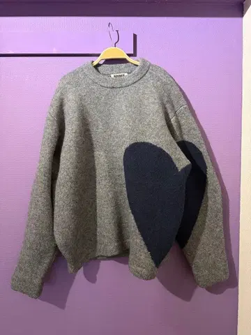 NKNIT 하트 패턴 니트