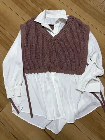 미사용 새상품 리젝시 셔츠 원피스