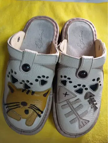 에스타시온 고양이 뼈 2WAY 사보 샌들 고양이 고양이 esutacion