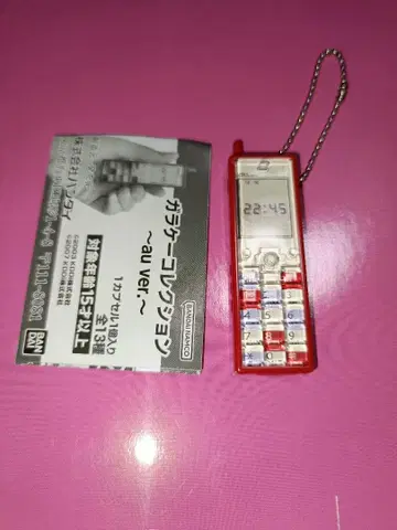 휴대폰 컬렉션 au ver. INFOBAR 빨간색 가챠가챠