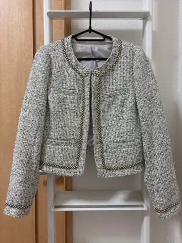 MIIA 트위드 자켓 코트