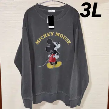 [시마무라] Disney 디즈니 미키마우스 맨투맨 구제 의류풍 3L