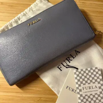 훌라 FURLA 장지갑 바빌론 라이트 블루 라운드 지퍼