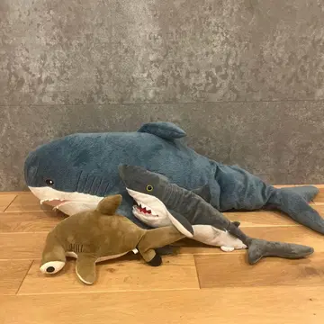 상어 봉제 인형 3개 세트 IKEA 상어 봉제 인형