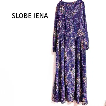 슬로브 원피스 미니 꽃무늬 x 안감 부착 허리밴딩 예쁜 실루엣 롱 원피스