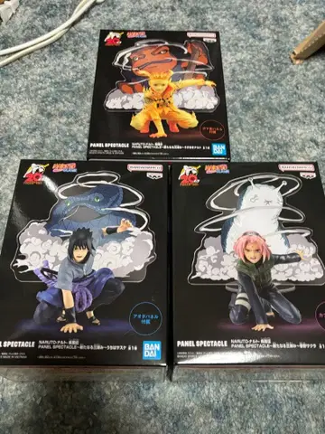 새로운 삼닌 나루토 사스케 사쿠라 피규어