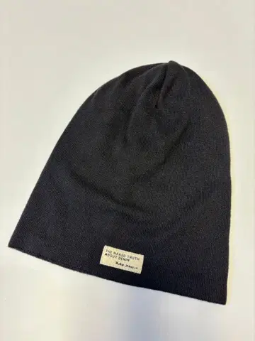 누디진 니트 캡 비니 블랙