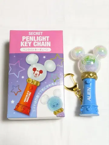 디즈니 시크릿 응원봉 키체인 리틀 그린 에이리언