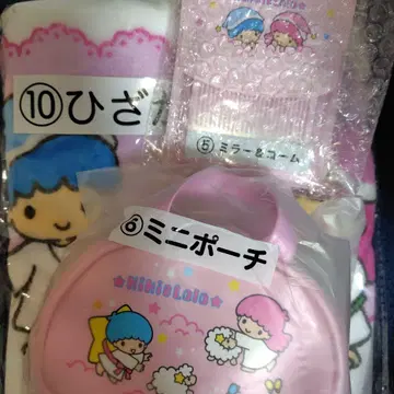 키키라라 행운권 행운권 무릎 담요 미니 파우치 빗