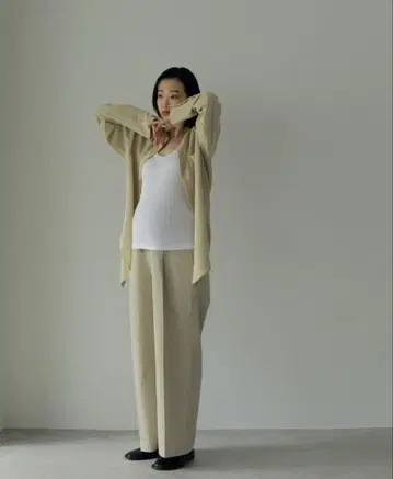 [Reha.] Tuck Wide Pants 베이지