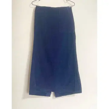 할인 네이비 코듀로이 타이트 스커트 허리밴딩 백 슬릿