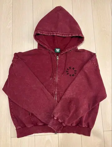 that's life 더츠라이프 지퍼 후드티 빨간색