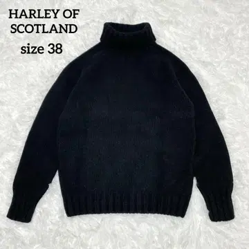 HARLEY OF SCOTLAND 스코틀랜드제 터틀넥 니트