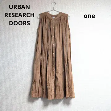0471 URBAN RESEARCH DOORS 슬리브리스 원피스