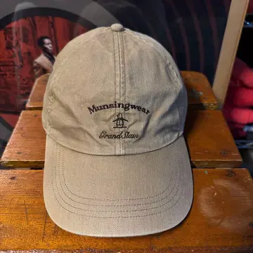 일본제 Munsingwear 캡 챙 달린 모자 레어 컬러