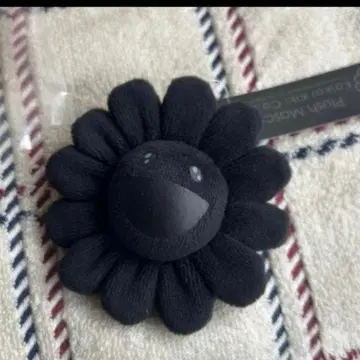 카이카이키키 무라카미 다카시 키 체인 블랙 꽃 키링 kaikaikiki