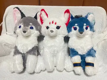 아마테라스의 늑대 빅 사이즈 봉제 인형 3체 호로우 테루 랙클