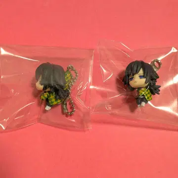 귀멸의 칼날 토미오카 기유 집게 연결 마스코트 카니칸 볼체인