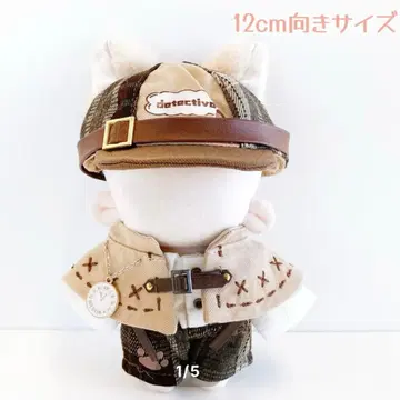 인형옷 10cm 동동이 탐정 세트 리틀 옷장