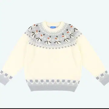 미사용 새상품 디즈니랜드 올라프 니트 스웨터 L 사이즈