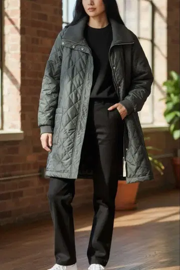 MB 민트브리즈 5L 퀼팅 코트