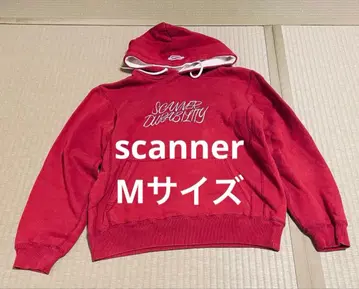 scanner 스캐너 후드 맨투맨 M 사이즈 일본제 우라하라 Y2K