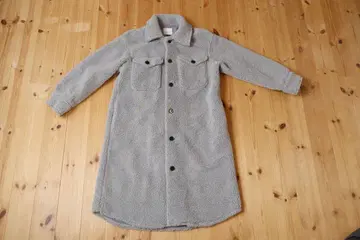 Oblekt 타카야마 미야코 보아 롱 코트 Free 그레이