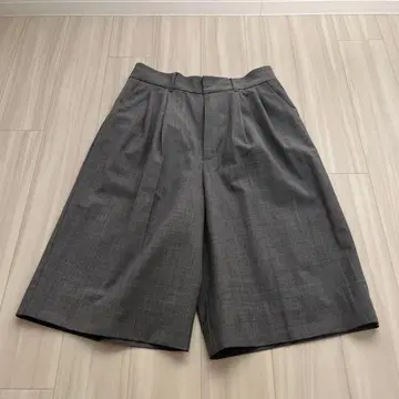 Spick & Span 그레이 하프 팬츠 38