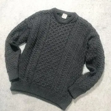 컨디션 최상 인버아란 1A 아란 니트 스웨터 아일랜드제