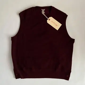 새상품 미사용 FilMelange  울 니트 베스트