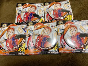 히나타 쇼요 10주년 기념 캔뱃지 5개 세트 컬렉션 캔뱃지 하이큐