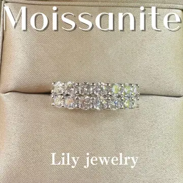 3mm x 2연 모이사나이트 반지 16호 인기