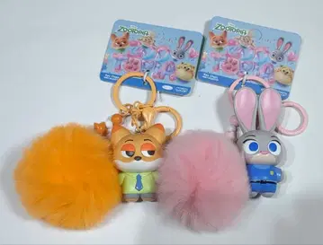 주토피아 키링 닉 와일드 주디 홉스 택 포함