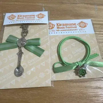 Kiramine SparQlew 머리끈 팔찌 + 키링 세트