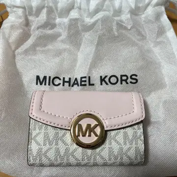 Michael Kors 키케이스 핑크/화이트
